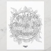 エスバットムーンマジックワード検索着色ページ紙 (裏面)