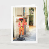 エスパスペインのーニャのバレンシア市通り像 カード (正面)