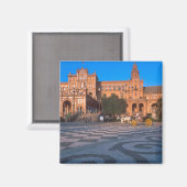 エスパナ描広場にある馬車 マグネット (正面/裏面)