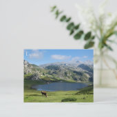 エスパニア州アストゥリアスのポシブルラゴス・デ・コバドンガ ポストカード (スタンド正面)