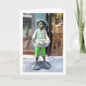 エスパニスペインのャ州バレンシア市の通り像 カード (正面)