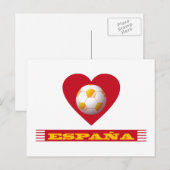 エスパニャフンボルコラゾンyブファンダブラジル2014 ポストカード (正面/裏面)