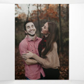 エスパニョルイングリッシュペオニアスロザスピンクペオニー 三つ折り招待状 (内部中)