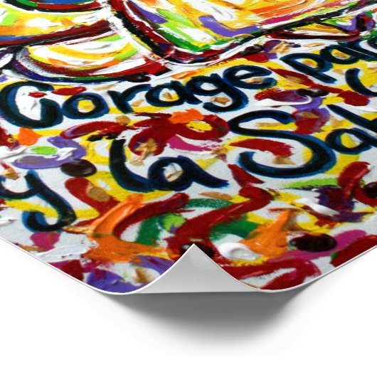 エスパニョールセレニティ祈りの言葉エンジェルアートプリントポスター ポスター (角)