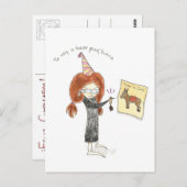 エスパニョールタルジェタデクンプレニョス – バロ ポストカード (正面/裏面)