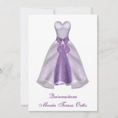 エスパニョールプープラインビタシオンキンセアニラ15アニョ 招待状 (正面)