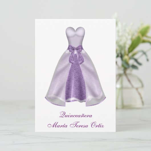 エスパニョールプープラインビタシオンキンセアニラ15アニョ 招待状 (スタンド正面)