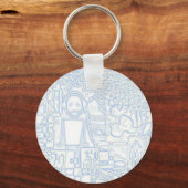 エスパヘッドフォンキーチェーン キーホルダー (正面)