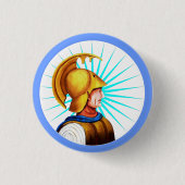 エスパルト高校ヴィンテージスパルタン首長 缶バッジ (正面)