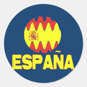 エスパーニャスペインのLa Furia Roja Futbol ラウンドシール