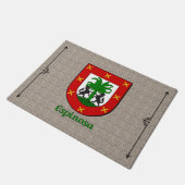 エスピノサヒストリカルシールドon石器 ドアマット (アングル)