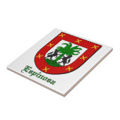 エスピノザファミリーシールド装飾タイル タイル (側面)