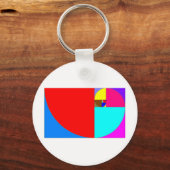 エスピラルフィボナッチ キーホルダー (正面)