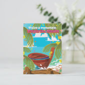 エスピリトゥ・サントのバケーション旅行ポスター。 ポストカード (スタンド正面)