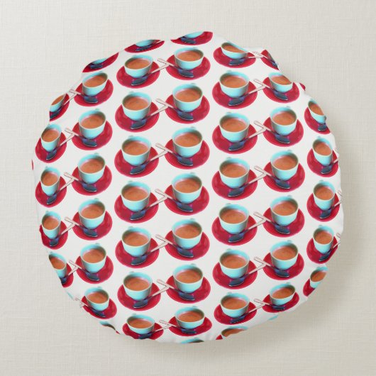 エスプレッカラフルソカップと受け皿の写真 ラウンドクッション (裏面)
