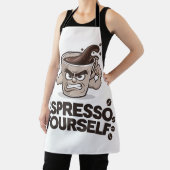 エスプレッソあなたおもしろい – コーヒー恋人デザイン エプロン (インサイチュ)