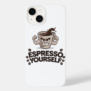 エスプレッソあなたおもしろい – コーヒー恋人デザイン Case-Mate iPhone 14ケース
