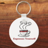 エスプレッソあなた キーホルダー (正面)