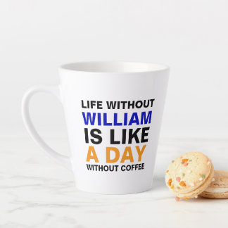 エスプレッソおもしろいカップ男性へ | 名前モノグラムギフト カフェラテマグ