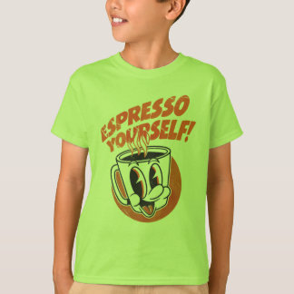 エスプレッソで自分らしさを表現 コーヒー好きのための面白グッズ Tシャツ