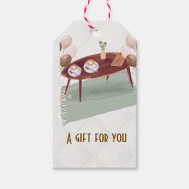 エスプレッソとバルーン ギフトタグ