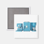 エスプレッソとフィルターコーヒーマシン マグネット (正面/裏面)