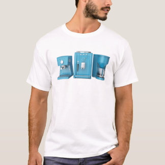 エスプレッソとフィルターコーヒーマシン Tシャツ