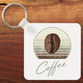 エスプレッソとレトロバリスタのためのコーヒー豆 キーホルダー