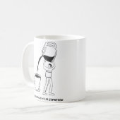 エスプレッソのように強い コーヒーマグカップ (正面左)