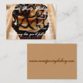 エスプレッソのカップケーキの名刺 名刺 (正面/裏面)