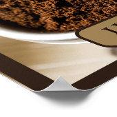 エスプレッソのショット醸造の準備ができてローストしよう！ ポスター (角)