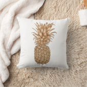 エスプレッソのパイナップル クッション (ブランケット)