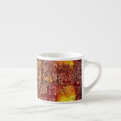 エスプレッソのマグ-抽象的でカラフルな芸術 エスプレッソカップ (右)