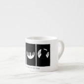 エスプレッソのマグ: 農場の皆既食 エスプレッソカップ (正面右)