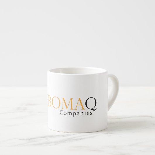 エスプレッソのマグ- BomaQの会社のロゴ エスプレッソカップ (正面右)