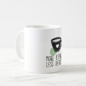 エスプレッソの抑制 コーヒーマグカップ (正面左)