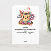 エスプレッソの日おめでとう | 11月23日 カード (裏面)