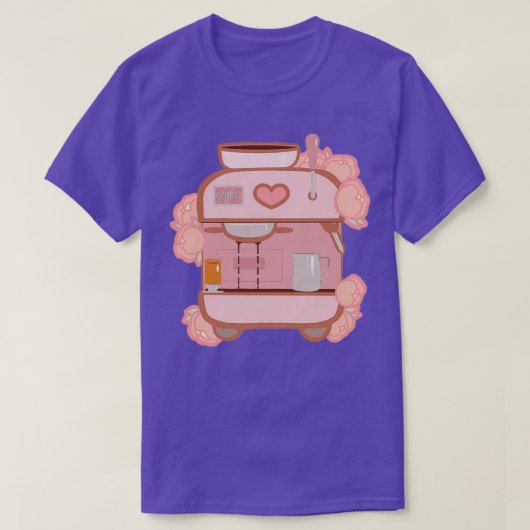 エスプレッソの花 Tシャツ (デザイン正面)