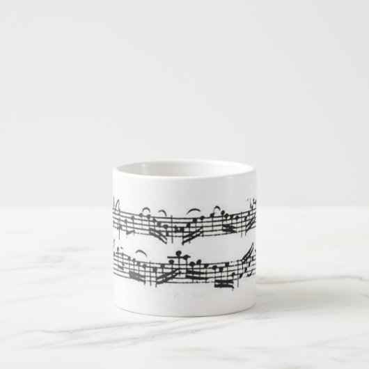 エスプレッソのBachのチェロの続き エスプレッソカップ (正面)