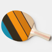 エスプレッソはっきりしたストライプの流 卓球ラケット (横)