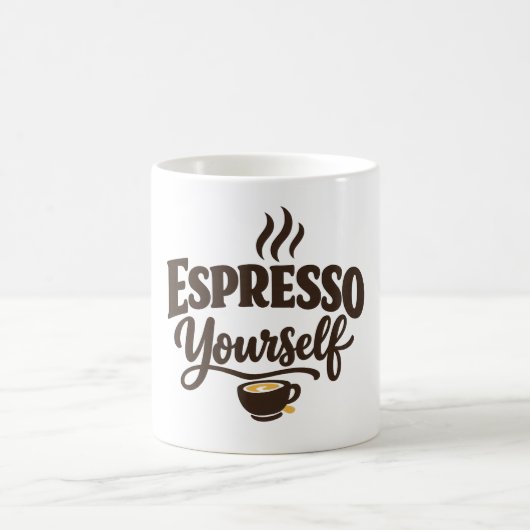 エスプレッソをあなたらしく コーヒーマグカップ (中央)