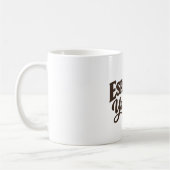 エスプレッソをあなたらしく コーヒーマグカップ (左)