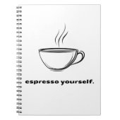 エスプレッソをあなたらしく Coffee Lover ノートブック (正面)