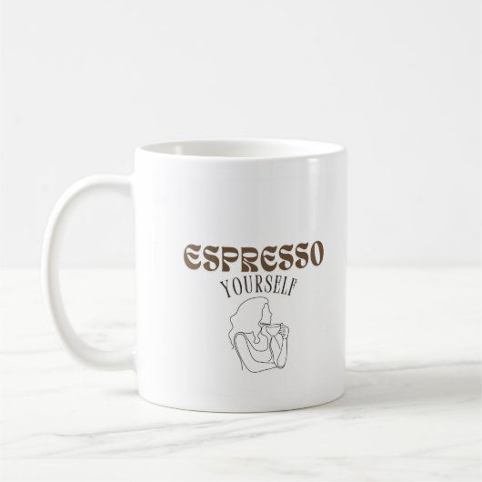 エスプレッソを楽しむマグカップ コーヒーマグカップ (左)