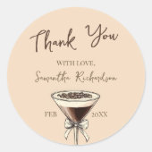 エスプレッソカクテル30th Birthday Favorites ラウンドシール (正面)