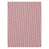 エスプレッソカラフルティール(緑がかった色)カップレッドソーサー写真 テーブルクロス (正面)