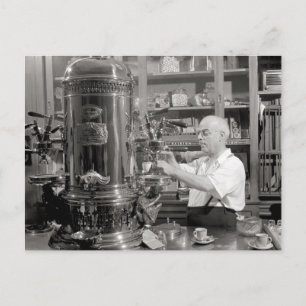 エスプレッソコーヒーショップ 1942年 ポストカード