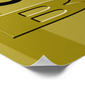 エスプレッソコーヒーバーポップ・アートの – アート ポスター (角)