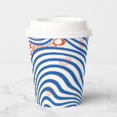 エスプレッソコーヒー鮮やか紙カップ 紙コップ (裏面)