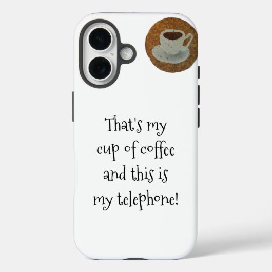 エスプレッソコーヒーiPhoneケース Case-Mate iPhoneケース (裏面)